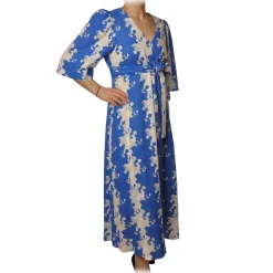 Ottod'Ame - Two Tone Pattern Dress - White/Blu - Dresses - Luxury Exclusive Collection - Avvenice