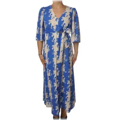 Ottod'Ame - Two Tone Pattern Dress - White/Blu - Dresses - Luxury Exclusive Collection - Avvenice