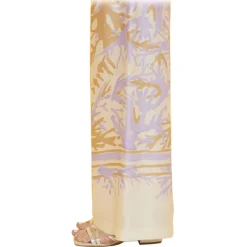 Ottod'Ame - Viscose Floral Fantasy Trousers - Cream - Trousers - Luxury Exclusive Collection - Avvenice