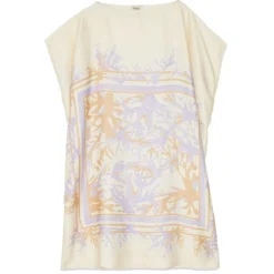Ottod'Ame - Viscose Floral Print Dress - Cream - Dresses - Luxury Exclusive Collection - Avvenice
