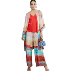Ottod'Ame - Viscose Kimono Jacket - Multicolour - Jacket - Luxury Exclusive Collection - Avvenice