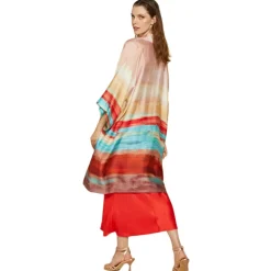 Ottod'Ame - Viscose Kimono Jacket - Multicolour - Jacket - Luxury Exclusive Collection - Avvenice