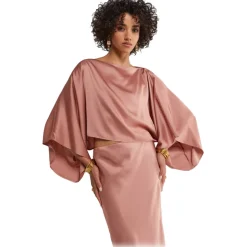 Ottod'Ame - Viscose Shirt with Kimono Sleeves - Pink - Shirt - Luxury Exclusive Collection - Avvenice