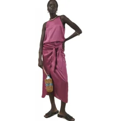 Ottod'Ame - Viscose Tank Top Crew Neck Blouse - Pink - Shirt - Luxury Exclusive Collection - Avvenice