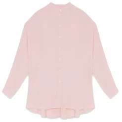 Ottod'Ame - Wide Shirt with Korean Neck - Pink - Shirt - Luxury Exclusive Collection - Avvenice