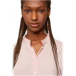 Ottod'Ame - Wide Shirt with Korean Neck - Pink - Shirt - Luxury Exclusive Collection - Avvenice