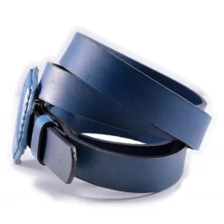 PangaeA - PangaeA Belt - Blue - PangaeA Accessories - Artisan Leather Belt - Avvenice