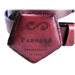 PangaeA - PangaeA Belt - Bordeaux - PangaeA Accessories - Artisan Leather Belt - Avvenice