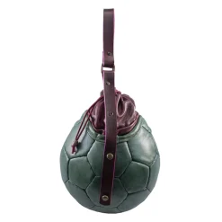 PangaeA - PangaeA Prima Pelle Bag - Green Bordeaux - Original Model - Artisan Leather Casual Handbag - Avvenice