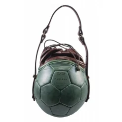 PangaeA - PangaeA Prima Pelle Bag - Green Brown - Original Model - Artisan Leather Casual Handbag - Avvenice