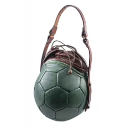PangaeA - PangaeA Prima Pelle Bag - Green Brown - Original Model - Artisan Leather Casual Handbag - Avvenice