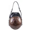 PangaeA - PangaeA Prima Pelle Bag - Brown Black - Original Model - Artisan Leather Casual Handbag - Avvenice