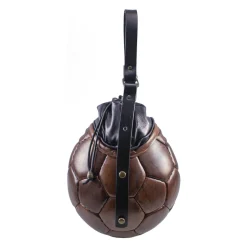 PangaeA - PangaeA Prima Pelle Bag - Brown Black - Original Model - Artisan Leather Casual Handbag - Avvenice