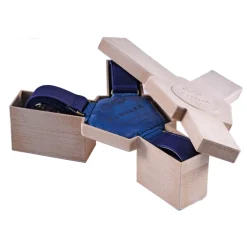 PangaeA - PangaeA Suspenders - Blue - Suspenders PangaeA Y - Artisan Leather Suspenders - Avvenice