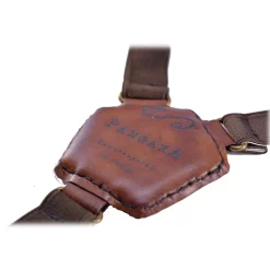 PangaeA - PangaeA Suspenders - Brown - Suspenders PangaeA Y - Artisan Leather Suspenders - Avvenice
