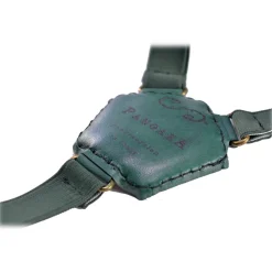 PangaeA - PangaeA Suspenders - Green - Suspenders PangaeA Y - Artisan Leather Suspenders - Avvenice