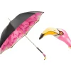 Pasotti Ombrelli 1956 - 189 21065-30 K9 - Flamingo Umbrella - Luxury Artisan High Quality Umbrella - Avvenice