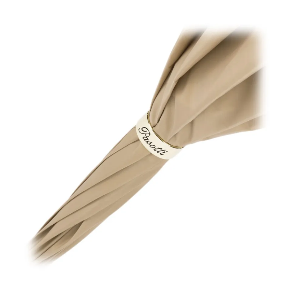 Pasotti Ombrelli 1956 - 189 55874-164 U14 - Classic Tone Umbrella with Polka Dots - Luxury Artisan High Quality Umbrella - Avvenice