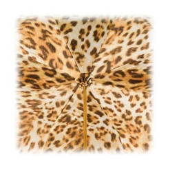 Pasotti Ombrelli 1956 - 189 52417-12 W35 - Spotted Umbrella with Golden Tiger - Luxury Artisan High Quality Umbrella - Avvenice