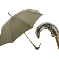 Pasotti Ombrelli 1956 - 142 Milford-6 CM - Umbrella with Mutton Horn - Ovis Aries - Luxury Artisan High Quality Umbrella - Avvenice
