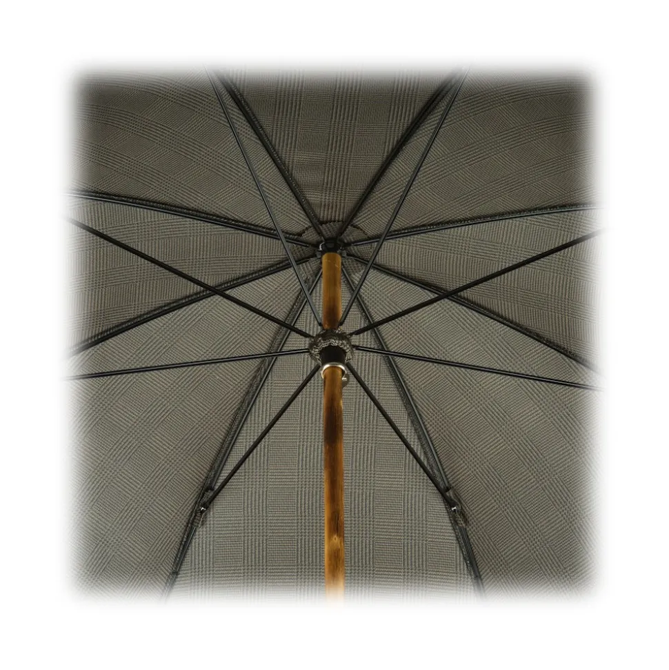 Pasotti Ombrelli 1956 - 142 Milford-6 CM - Umbrella with Mutton Horn - Ovis Aries - Luxury Artisan High Quality Umbrella - Avvenice