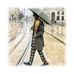 Pasotti Ombrelli 1956 - 479 OXF-10 K26 - Royal Germano Umbrella - Luxury Artisan High Quality Umbrella - Avvenice