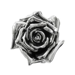 Pasotti Ombrelli 1956 - CS W43 - Rose Silver Shoehorn - Luxury Artisan High Quality Umbrella - Avvenice