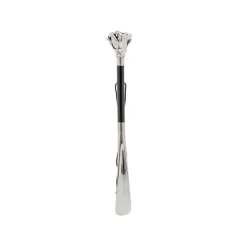 Pasotti Ombrelli 1956 - CS W43 - Rose Silver Shoehorn - Luxury Artisan High Quality Umbrella - Avvenice