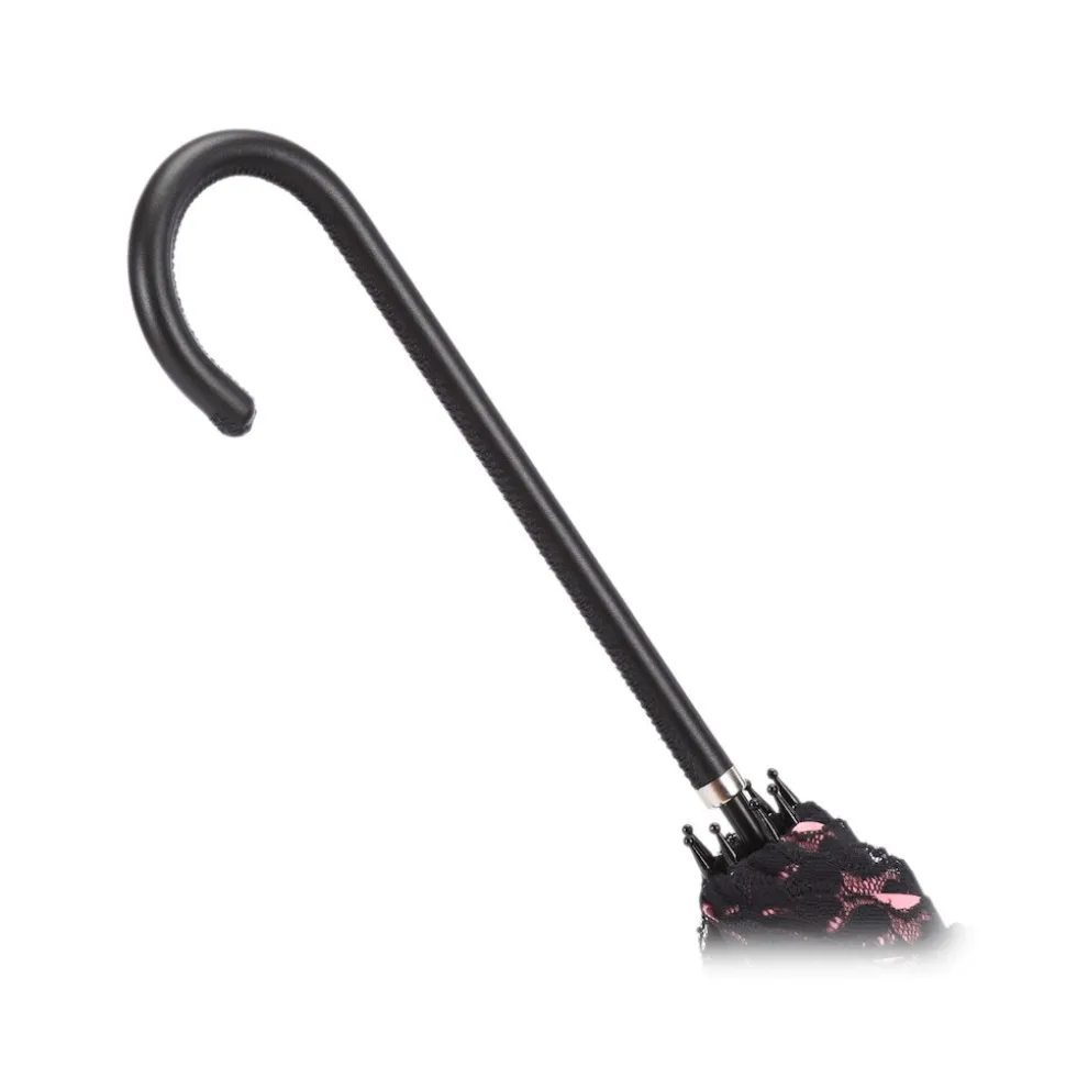 Pasotti Ombrelli 1956 - 352NE SUM-3 D1 - Burlesque Parasol with Manual Opening - Luxury Artisan High Quality Umbrella - Avvenice