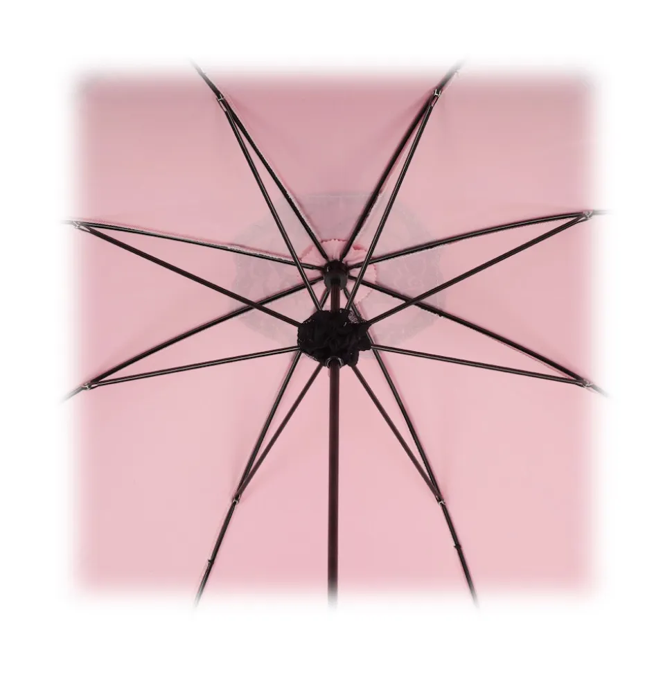 Pasotti Ombrelli 1956 - 352NE SUM-3 D1 - Burlesque Parasol with Manual Opening - Luxury Artisan High Quality Umbrella - Avvenice