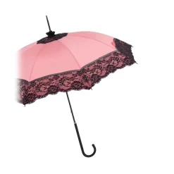Pasotti Ombrelli 1956 - 352NE SUM-3 D1 - Burlesque Parasol with Manual Opening - Luxury Artisan High Quality Umbrella - Avvenice
