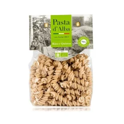 Pasta d'Alba - Organic Fusilli of Rice and Quinoa Real - Gluten Free Line - Artisan Organic Italian Pasta - Avvenice