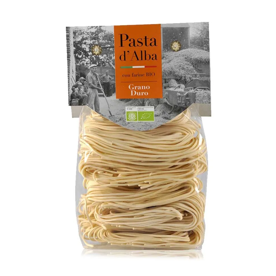 Pasta d'Alba - Organic Tagliolini with Durum Wheat - Artisan Line - Artisan Organic Italian Pasta - Avvenice
