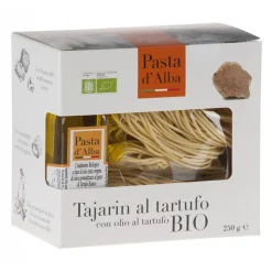 Pasta d'Alba - Organic Tajarin with Truffle with Olive Oil with White Truffle - Territory Line - Artisan Organic Italian Pasta - Avvenice