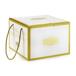 Pasticceria Fraccaro - Gold Box Line - Panettone with Nougat Chips in the Dough - Artisan Panettone - Fraccaro Spumadoro - Avvenice