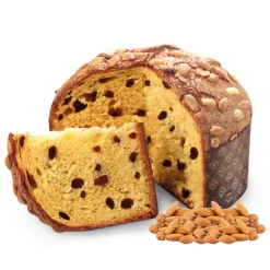 Pasticceria Fraccaro - La Strenna - Panettone Glazed with Almonds - Tissue Line - Artisan Panettone - Fraccaro Spumadoro - Avvenice