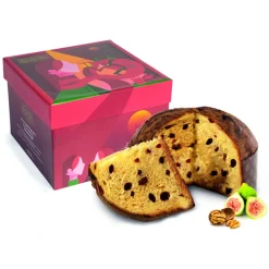 Pasticceria Fraccaro - Panettone with White Figs and Walnuts - Gift Box - Artisan Panettone - Fraccaro Spumadoro - Avvenice