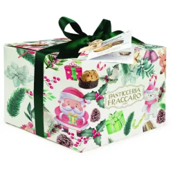 Pasticceria Fraccaro - Panettone with Pistachio - Gift Box - Artisan Panettone - Fraccaro Spumadoro - Avvenice