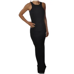 Patrizia Pepe - Close-Fitting Long Dress Sleeveless - Black - Dress - Made in Italy - Luxury Exclusive Collection - Avvenice