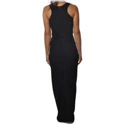 Patrizia Pepe - Close-Fitting Long Dress Sleeveless - Black - Dress - Made in Italy - Luxury Exclusive Collection - Avvenice
