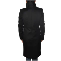 Patrizia Pepe - Coat 3/4 Double Breasted Closure - Black - Jacket - Made in Italy - Luxury Exclusive Collection - Avvenice
