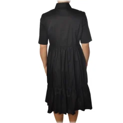 Patrizia Pepe - Cotton Shirt Dress - Black - Dress - Made in Italy - Luxury Exclusive Collection - Avvenice