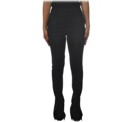 Patrizia Pepe - High-waisted Trousers with Cinos Pocket Model - Black - Trousers - Made in Italy - Luxury Exclusive Collection - Avvenice