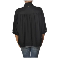 Patrizia Pepe - Lightweight Fabric Shirt - Black - Shirt - Made in Italy - Luxury Exclusive Collection - Avvenice