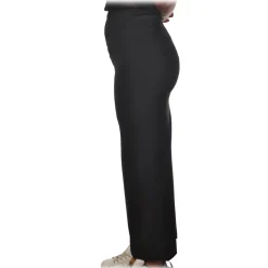 Patrizia Pepe - Long Pencil Skirt with Back Slit - Black - Skirt - Made in Italy - Luxury Exclusive Collection - Avvenice