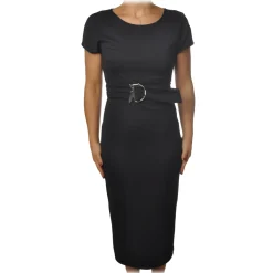 Patrizia Pepe - Midi Sheath Dress - Black - Dress - Made in Italy - Luxury Exclusive Collection - Avvenice