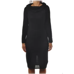 Patrizia Pepe - Ribbed Knit Sheath Dress - Black - Dress - Made in Italy - Luxury Exclusive Collection - Avvenice