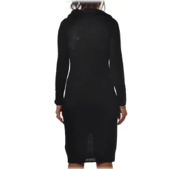 Patrizia Pepe - Ribbed Knit Sheath Dress - Black - Dress - Made in Italy - Luxury Exclusive Collection - Avvenice