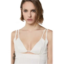 Patrizia Pepe - Sheath Dress with Cut-Out Detail - White - Made in Italy - Luxury Exclusive Collection - Avvenice