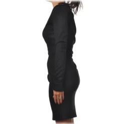 Patrizia Pepe - Sheath Dress in Stretch Fabric - Black - Dress - Made in Italy - Luxury Exclusive Collection - Avvenice